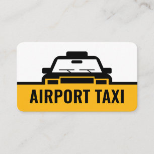 Taxi-Autoweg-Grenzlinie Visitenkarte