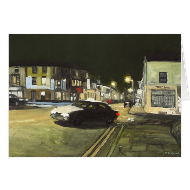 Taxi Cab, Cardiff, Wales, UK (Vorderseite (Horizontal))