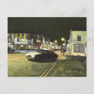 Taxi Cab, Cardiff, Wales, Vereinigtes Königreich Postkarte