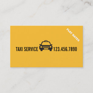 Taxi Cab Driver Services Visitenkarte