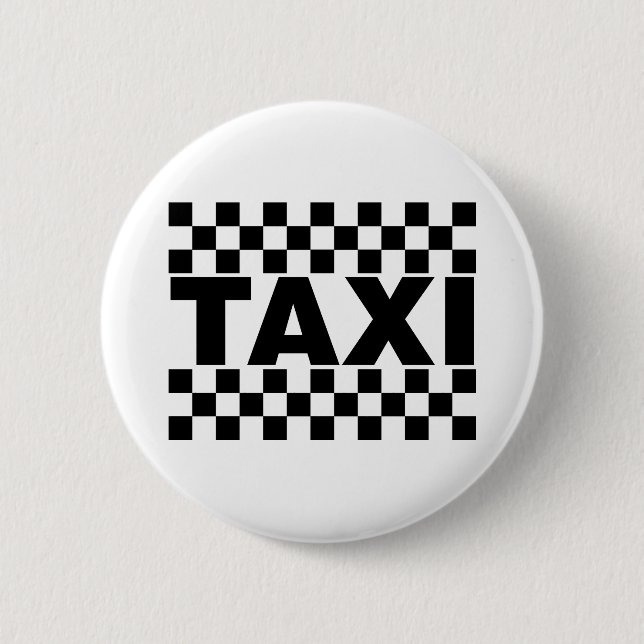 Taxi Cab Hire Job Button (Vorderseite)