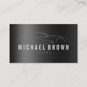 Taxi Cab Lux Autotreiber Online-Miete für mobile F Visitenkarte