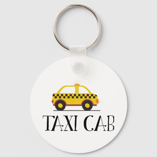Taxi Cab Schlüsselanhänger (Vorderseite)