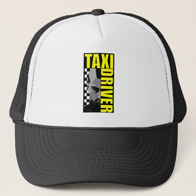 Taxi Driver Trucker Hat Truckerkappe (Vorderseite)