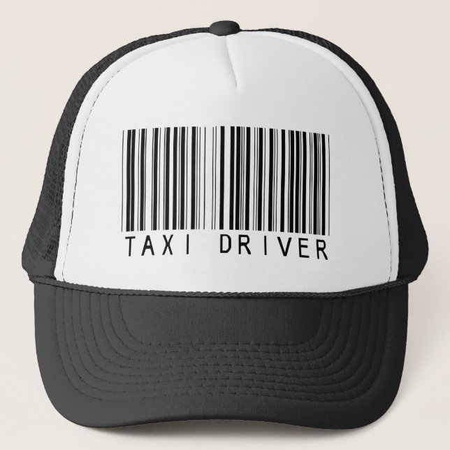 Taxi-Fahrer-Bar-Code Truckerkappe (Vorderseite)