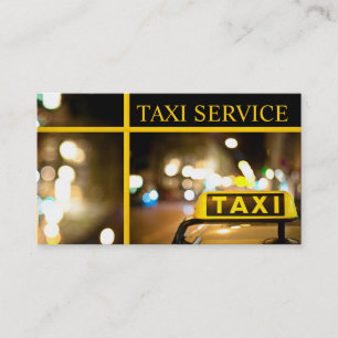 Taxi, Fahrerkarte, Fahrerkarte, Visitenkarte