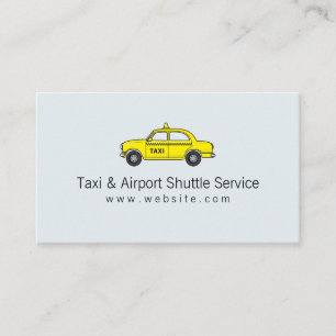 Taxi & Flughafen Shuttleservice Visitenkarte