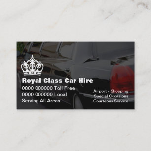 Taxi-Geschäftskarten Visitenkarte