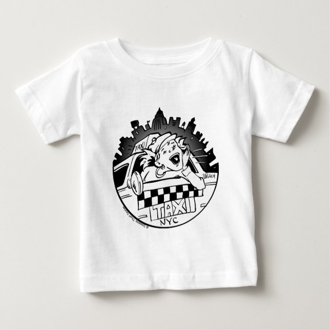 Taxi Girl Baby T-shirt (Vorderseite)