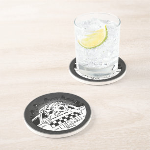 Taxi Girl Getränkeuntersetzer