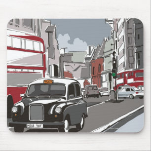 Taxi in London Mousepad