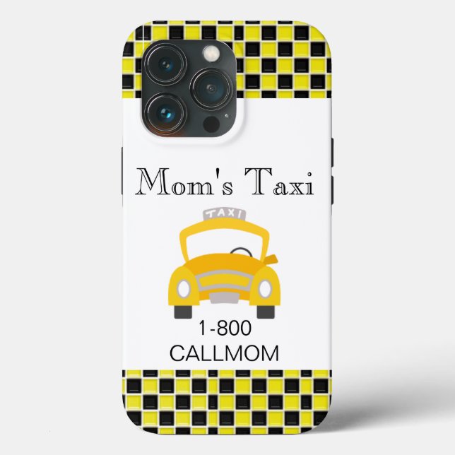 TAXI-iPHONE der Mama Case-Mate iPhone Hülle (Rückseite)