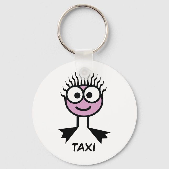 TAXI - Keyring Schlüsselanhänger (Vorderseite)
