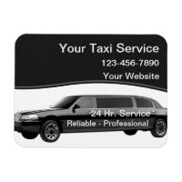 Taxi-Magnetkarten