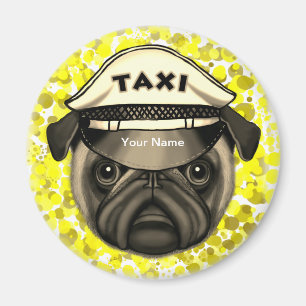 Taxi-Mops Magnet