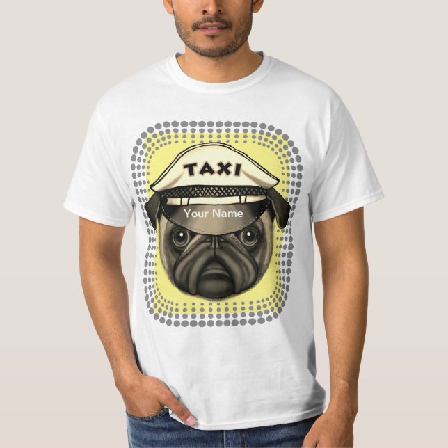 Taxi-Mops T-Shirt (Vorderseite)