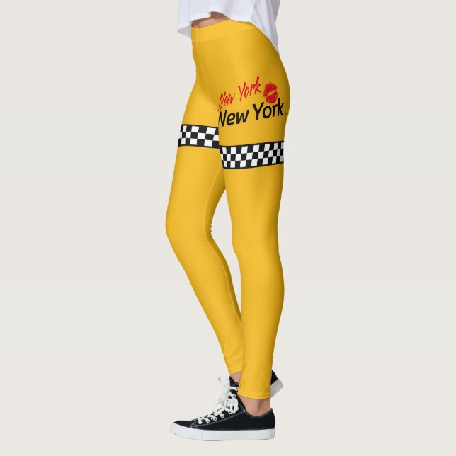 Taxi New York & Red Kiss Leggings (Links)