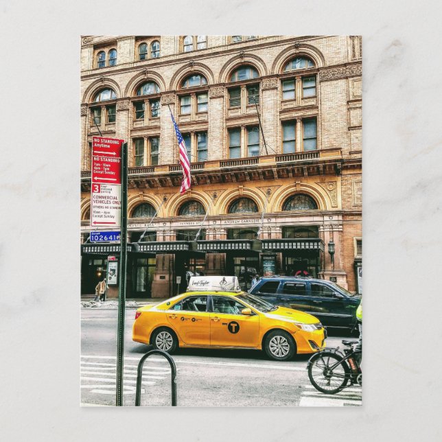 Taxi! Postkarte (Vorderseite)