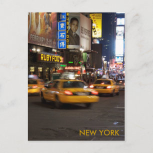 Taxi Postkarte