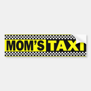 Taxi-Service der Mama Autoaufkleber