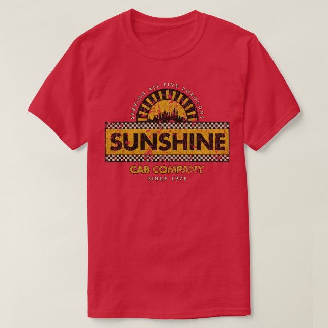Taxi Sunshine Cab Company 1978 T-Shirt (Design vorne)