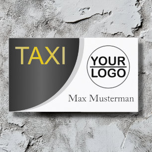 TAXI Visitenkarten mit LOGO Visitenkarte