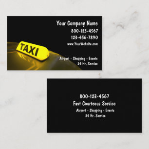 Taxi-Visitenkarten neu Visitenkarte