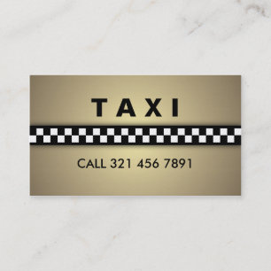 Taxi - Visitenkarten Visitenkarte