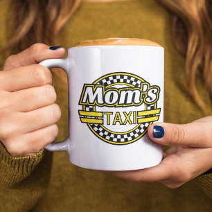 Taxi-Zeichen der Mama Kaffeetasse