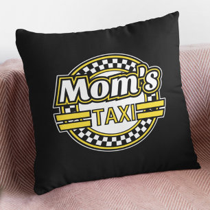 Taxi-Zeichen der Mama Kissen