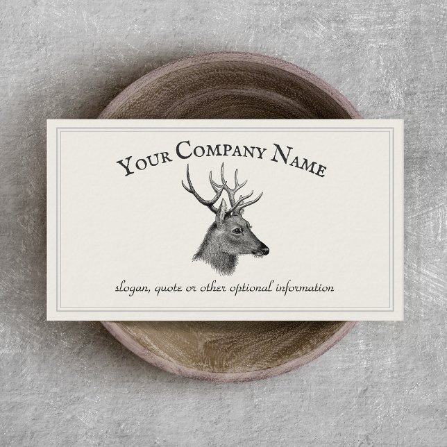 Taxidermist Dealer Hard Business Card Visitenkarte (Von Creator hochgeladen)