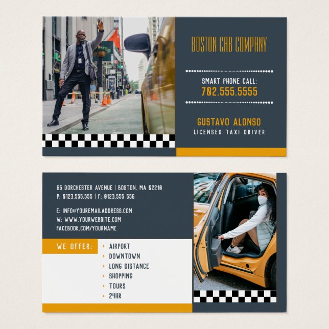 Taxifahrer | Cab Company (Vorne & Hinten)