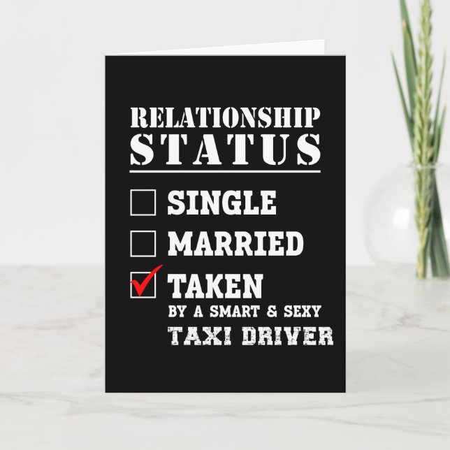 Taxifahrer Karte (Vorderseite)