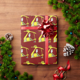 Taxifahrer Stickman Geschenkpapier
