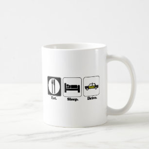 Taxifahrt essen kaffeetasse