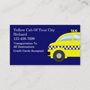 Taxigeschäftskarten Visitenkarte