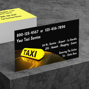 Taxigeschäftskarten Visitenkarte