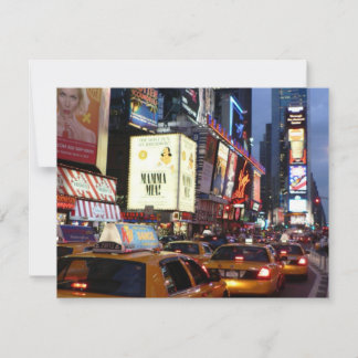Taxis auf dem Time Square