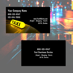 Taxis Visitenkarten Neu Visitenkarte