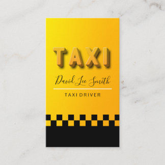 Taxista / Servicio Cab Visitenkarte