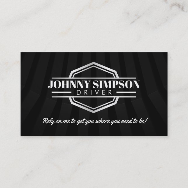 Taxistandkarten Visitenkarte (Vorderseite)