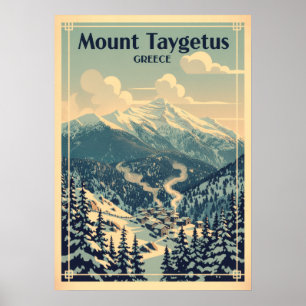 Taygetus-Gebirge Griechenland V05 Poster