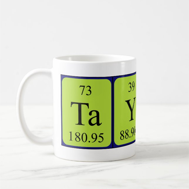 Taylah Periodenname Tasse (Links)