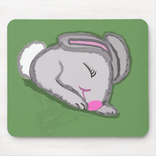 Taylor Bunnie Naps Mousepad (Vorne)
