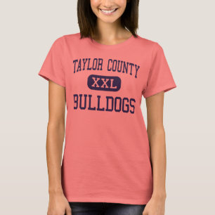 Taylor County - Bulldoggen - hoch - Perry Florida T-Shirt