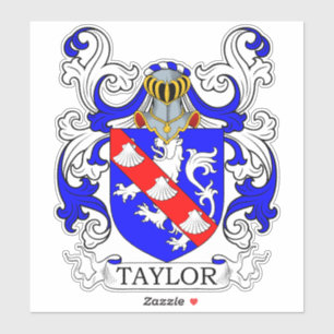 Taylor Familienwappen Aufkleber
