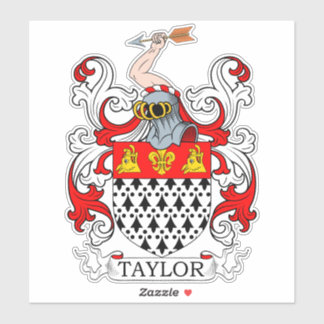 Taylor Familienwappen Aufkleber