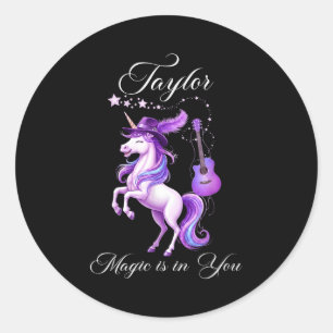 Taylor Geschenk - Taylor Shirt  Runder Aufkleber