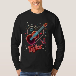 Taylor Groovy Name I Liebe Taylor Birthday Girl Vi T-Shirt
