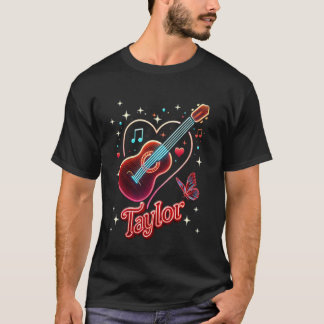 Taylor Groovy Name ich liebe Taylor Geburtstagsmäd T-Shirt
